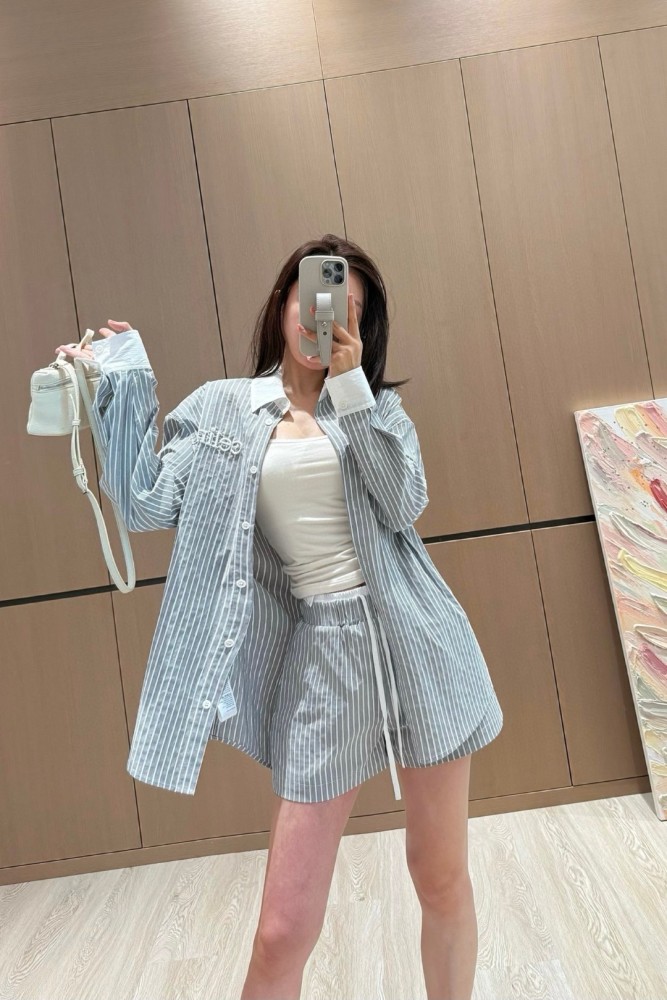 使い勝手良し セリーヌ コピーおすすめ 25 ss新ストライプシャツセット3色