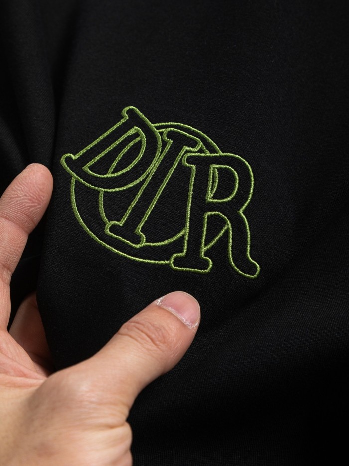 追跡付 ディオール コピーおすすめ 蛇年限定胸元アルファベット刺繍Ｔシャツ
