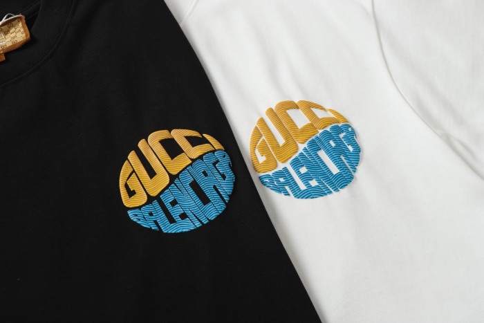 使い勝手良し グッチ 激安偽物 Gucci X Balenciagaグッチ連名25 ssロゴプリントクルーネックTシャツ半袖