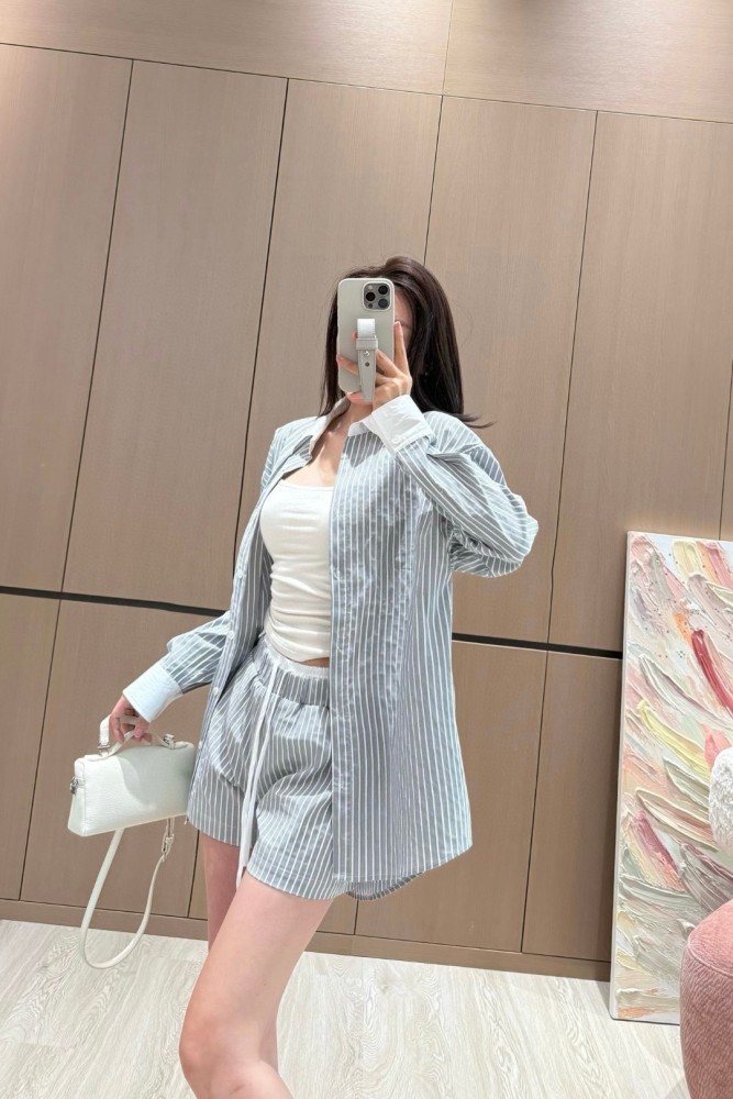 使い勝手良し セリーヌ コピーおすすめ 25 ss新ストライプシャツセット3色