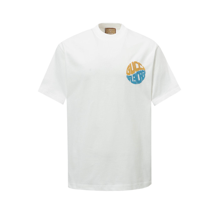 一目惚れ♪ グッチ コピーおすすめ Gucci X Balenciagaグッチ連名25 ssロゴプリントクルーネックTシャツ半袖