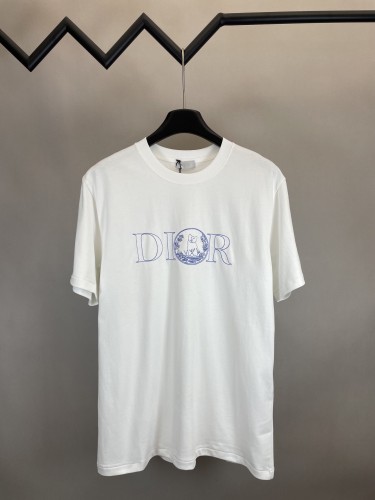 高品質 ディオール コピーおすすめ 刺繍猫半袖Tシャツ