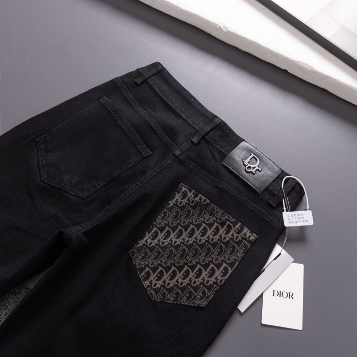 入手困難 ディオール n級品 潮男ファッションデニムパンツ