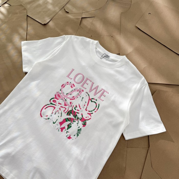 超奇跡の入荷☆ ロエベ 激安偽物 ペインティングショートスリーブTシャツ