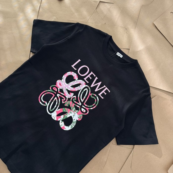 超奇跡の入荷☆ ロエベ 激安偽物 ペインティングショートスリーブTシャツ