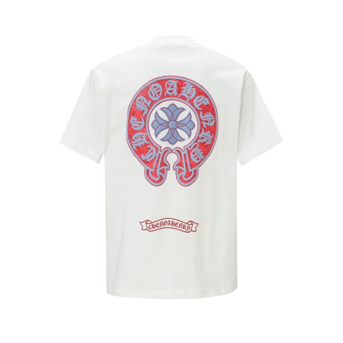 使い勝手良し クロムハーツ スーパーコピー 馬蹄彩色十字架半袖tシャツ
