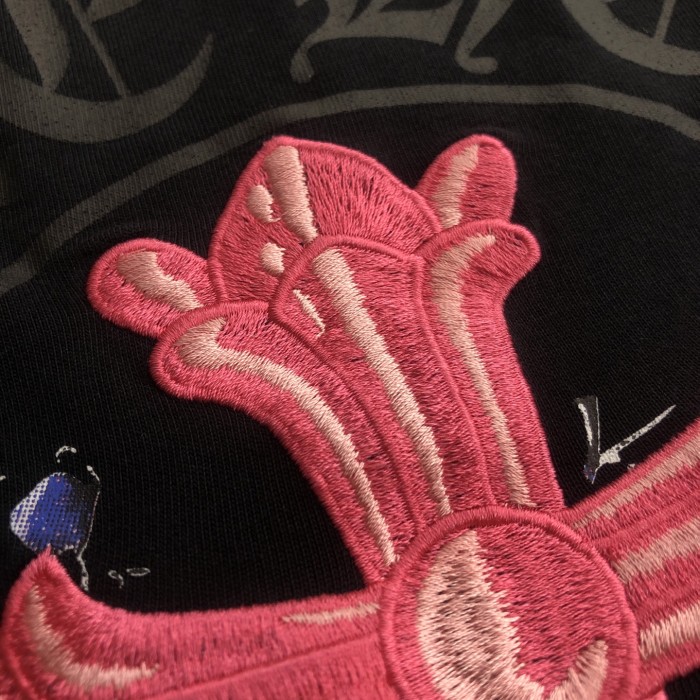 大人気 クロムハーツ コピー 2025新作刺繍グラフィティプリント半袖Tシャツ