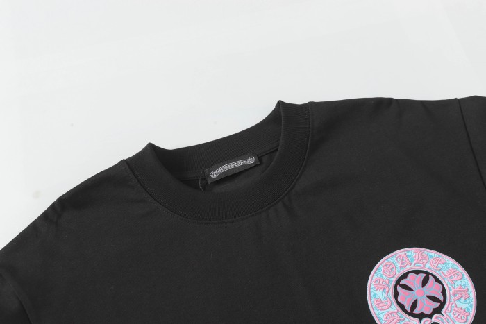 累積売上総額第１位！クロムハーツ n級品 馬蹄彩色十字架半袖tシャツ
