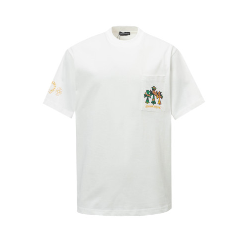 新作 クロムハーツ 激安通販 馬蹄彩色十字架半袖tシャツ