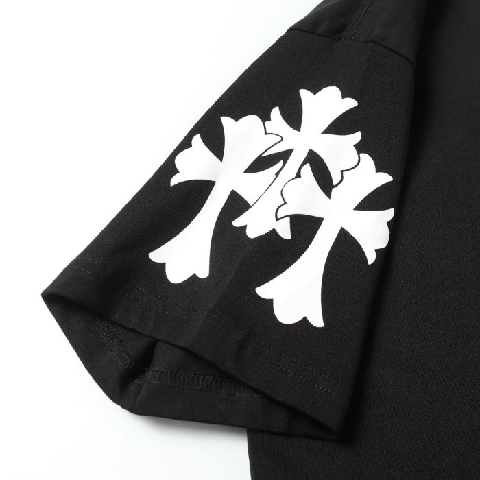 高品質 クロムハーツ 激安通販 十字架半袖Tシャツ