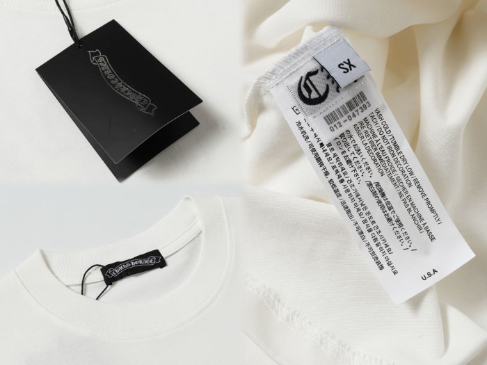 新作 クロムハーツ 偽物通販  重工業サンスクリットクロス半袖Tシャツ