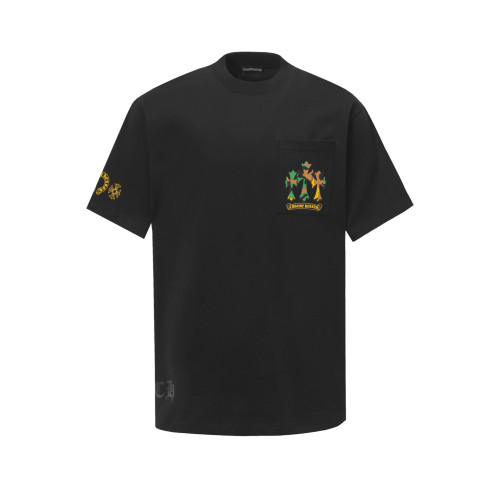 超奇跡の入荷☆ クロムハーツ コピー 馬蹄彩色十字架半袖tシャツ