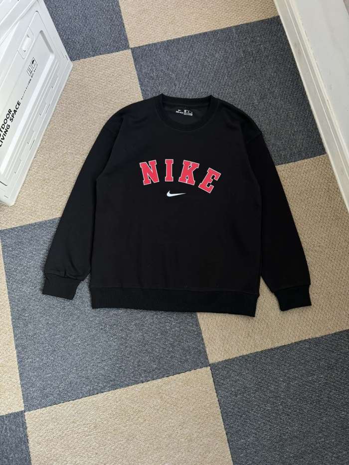 稀少 ナイキ n級品 定番プリント男女カップルの丸首パーカー2色