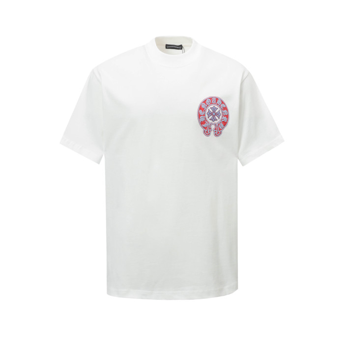 使い勝手良し クロムハーツ スーパーコピー 馬蹄彩色十字架半袖tシャツ
