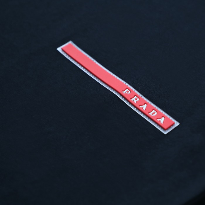 追跡付 プラダ スーパーコピー ファーロゴカジュアル丸首半袖Tシャツ