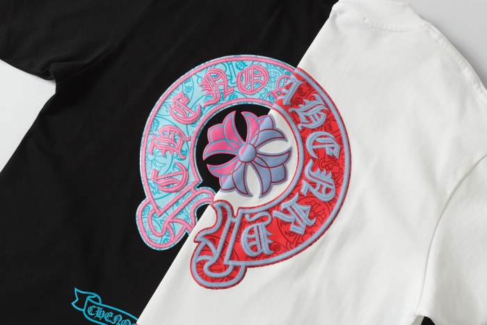 累積売上総額第１位！クロムハーツ n級品 馬蹄彩色十字架半袖tシャツ