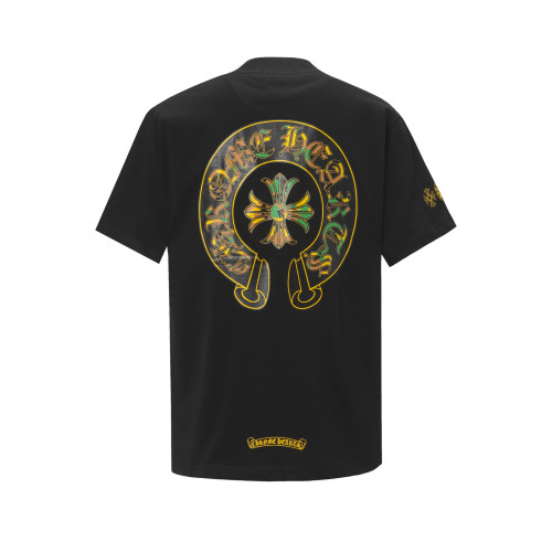 超奇跡の入荷☆ クロムハーツ コピー 馬蹄彩色十字架半袖tシャツ