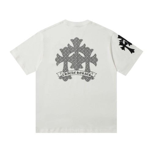 超話題! クロムハーツ 偽物通販  十字架半袖Tシャツ