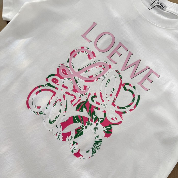 超奇跡の入荷☆ ロエベ 激安偽物 ペインティングショートスリーブTシャツ