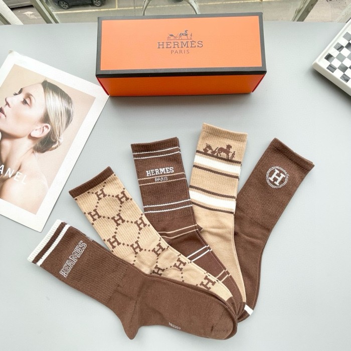 稀少 エルメス 偽物通販  定番ショートソックス