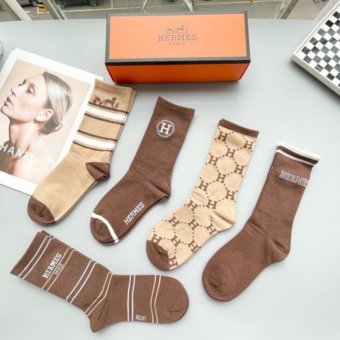 稀少 エルメス 偽物通販  定番ショートソックス