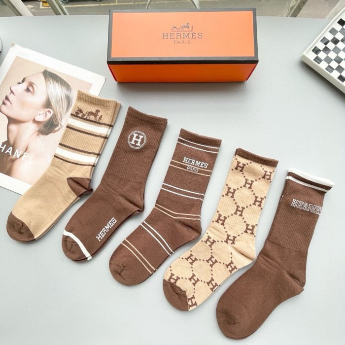 稀少 エルメス 偽物通販  定番ショートソックス