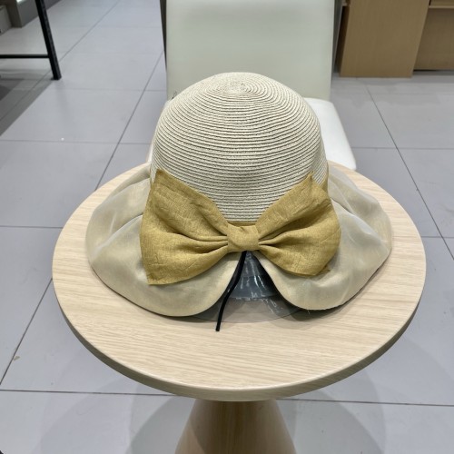 高品質 ルイヴィトン 激安偽物 春夏オーガンザ大リボン麦わら帽子サンバイザー女性折り畳みリボン優雅な旅リゾート漁師帽