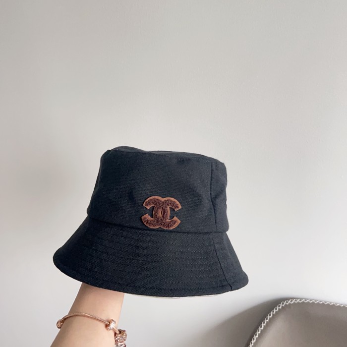 追跡付 シャネル 激安通販 Chanelの小香風混色小桶帽漁師帽