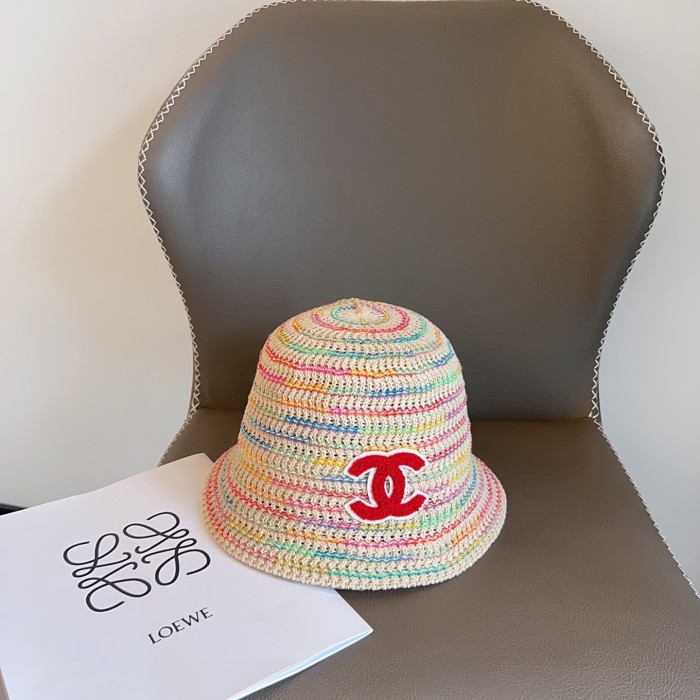 【話題商品！】シャネル 偽物通販 Chanelの小香風混色小桶帽漁師帽