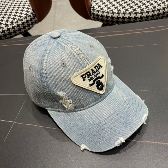 稀少 プラダ 偽物通販  PRADAのカウボーイキャップ