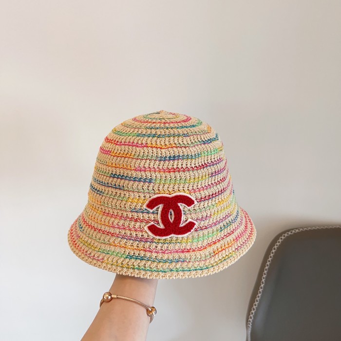 【話題商品！】シャネル 偽物通販 Chanelの小香風混色小桶帽漁師帽