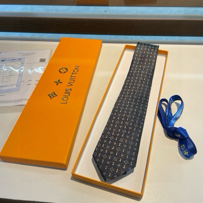 使い勝手良し ルイヴィトン 激安偽物 LV精緻なロゴジャカードネクタイ