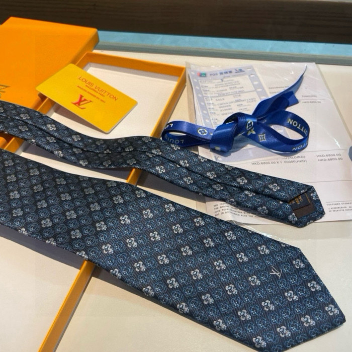 稀少 ルイヴィトン n級品 精緻なロゴジャカードネクタイ