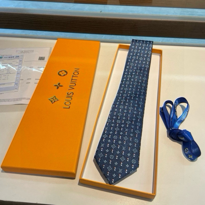 超奇跡の入荷☆ ルイヴィトン n級品 LV精緻なロゴジャカードネクタイ