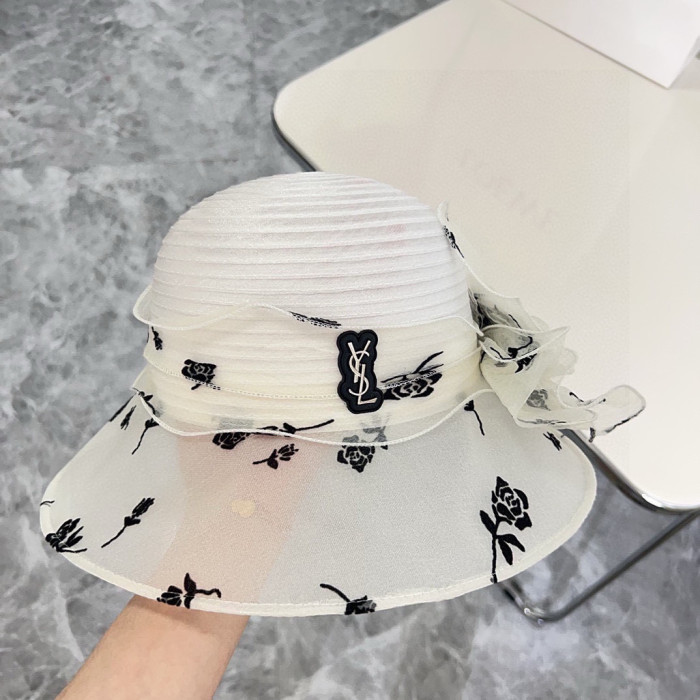 超奇跡の入荷☆ YSLイヴサンローラン コピー オーガンザリゾート風バケットハット