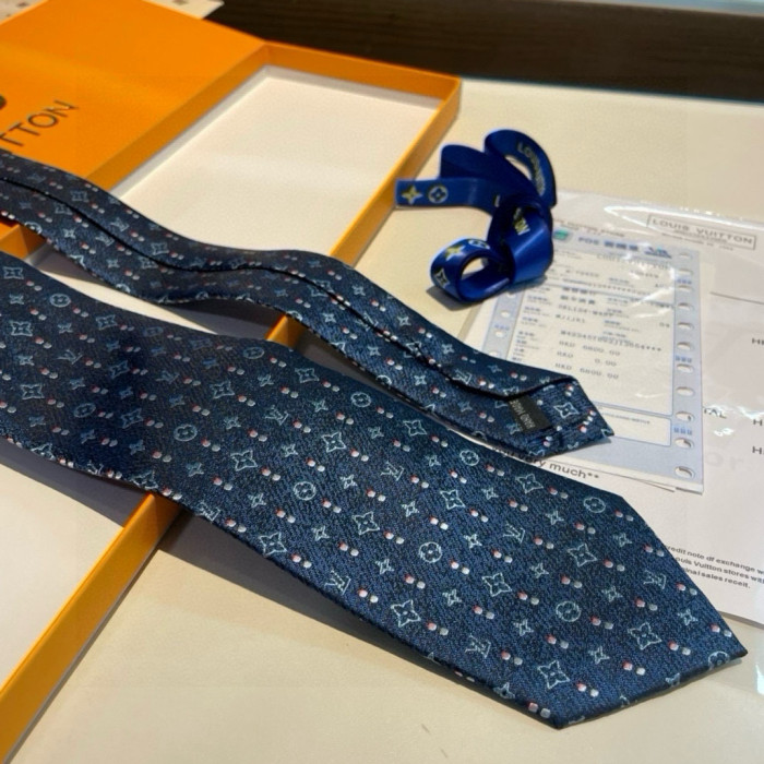 超奇跡の入荷☆ ルイヴィトン n級品 LV精緻なロゴジャカードネクタイ