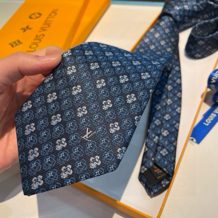稀少 ルイヴィトン n級品 精緻なロゴジャカードネクタイ