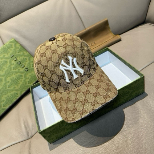 稀少 NY コピー NY&Gucci（グッチ）のコラボレーション型野球帽