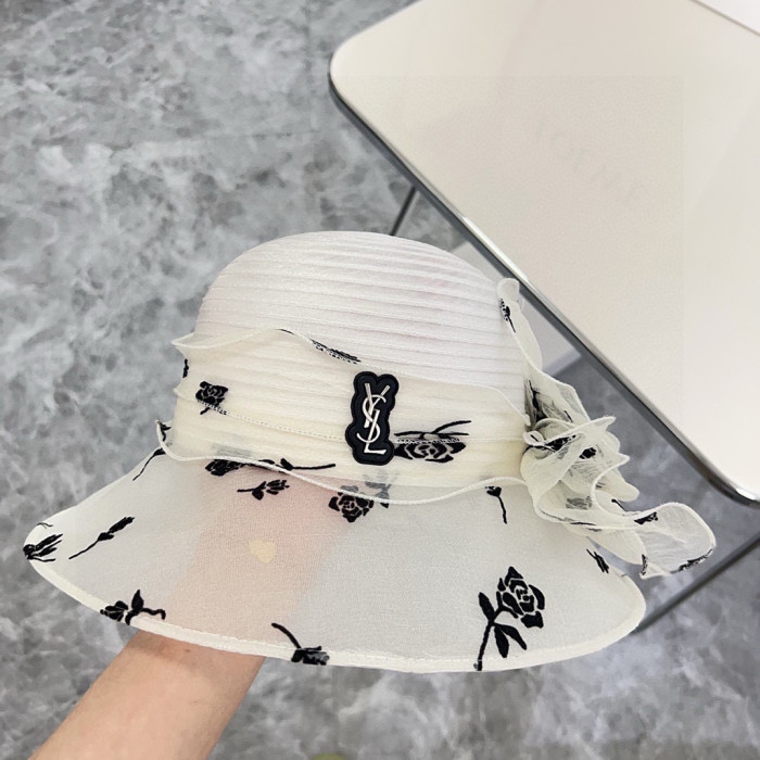 超奇跡の入荷☆ YSLイヴサンローラン コピー オーガンザリゾート風バケットハット