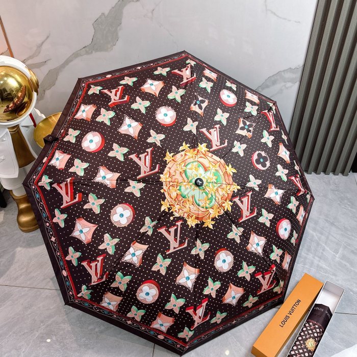 使い勝手良し ルイヴィトン 偽物通販  Louis Vuitton 三つ折り日焼け止め傘