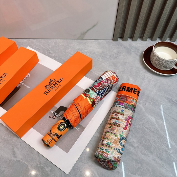 超奇跡の入荷☆ エルメス n級品 Hermes の折り畳み式晴雨傘