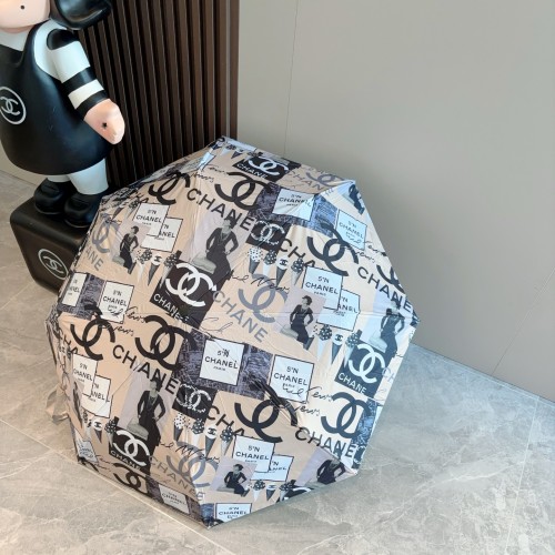 超奇跡の入荷☆ シャネル 偽物通販 Chanel 三つ折り自動折りたたみ式晴雨傘