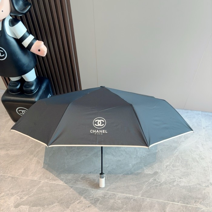 【話題商品！】 シャネル 激安偽物 Chanel 三つ折り自動折りたたみ式晴雨傘