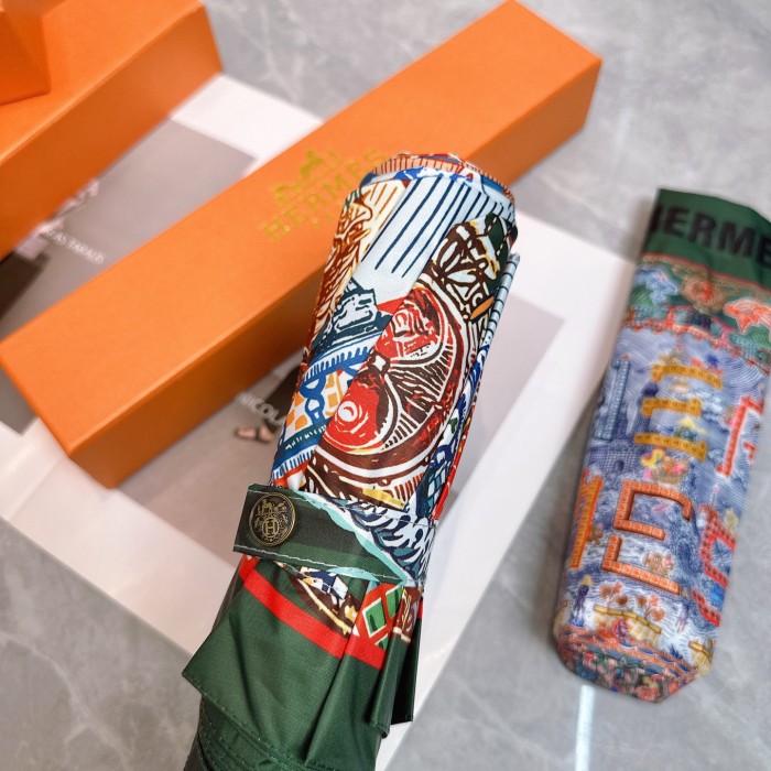使い勝手良し エルメス 激安偽物 Hermes の折り畳み式晴雨傘