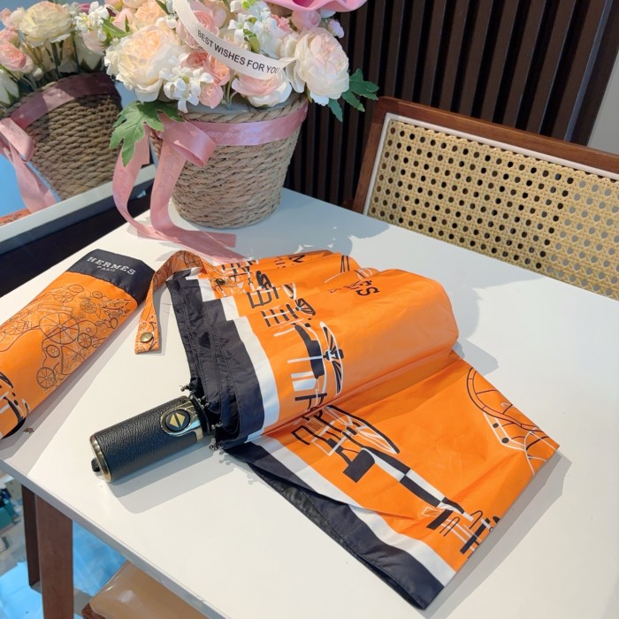 一目惚れ♪ エルメス 偽物通販  Hermes の折り畳み式晴雨傘
