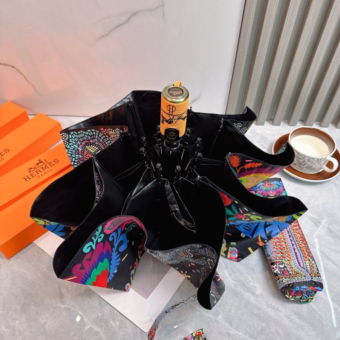 高品質 エルメス コピー Hermes の折り畳み式晴雨傘