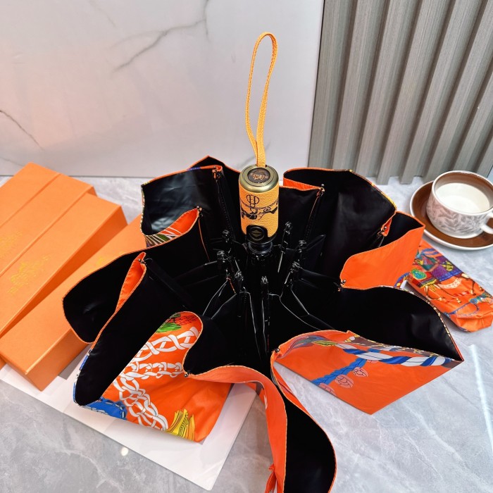 大人気 エルメス n級品 Hermes の折り畳み式晴雨傘