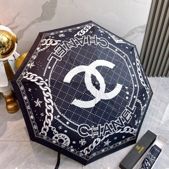 一目惚れ♪ シャネル スーパーコピー CHANEL リボン 夏の新作全自動折りたたみ晴雨傘