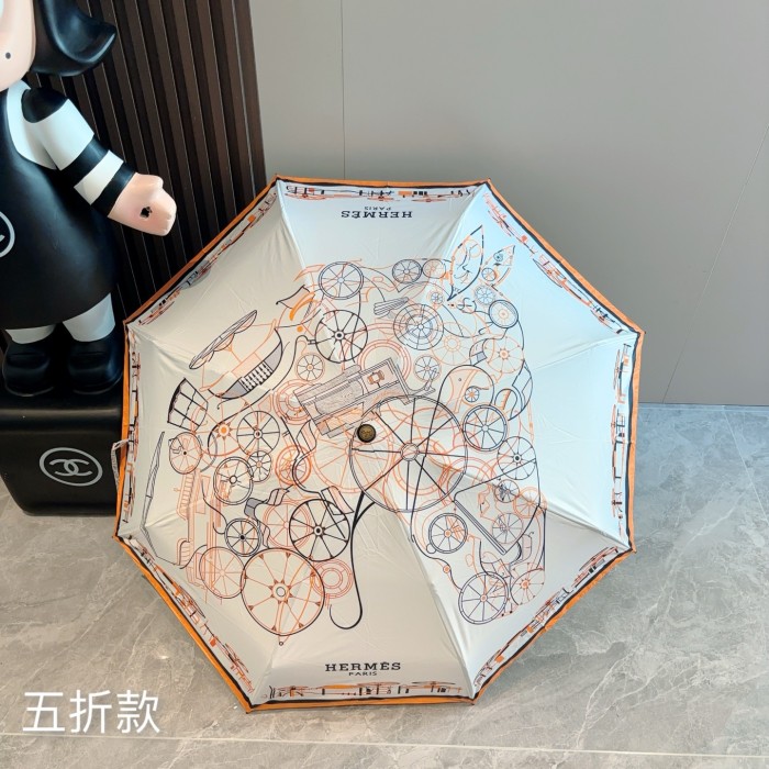 一目惚れ♪ エルメス コピーおすすめ Hermes の折り畳み式晴雨傘