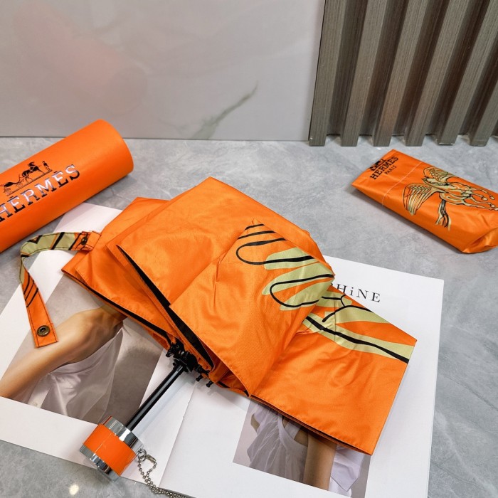 追跡付 エルメス 激安通販 Hermes の折り畳み式晴雨傘